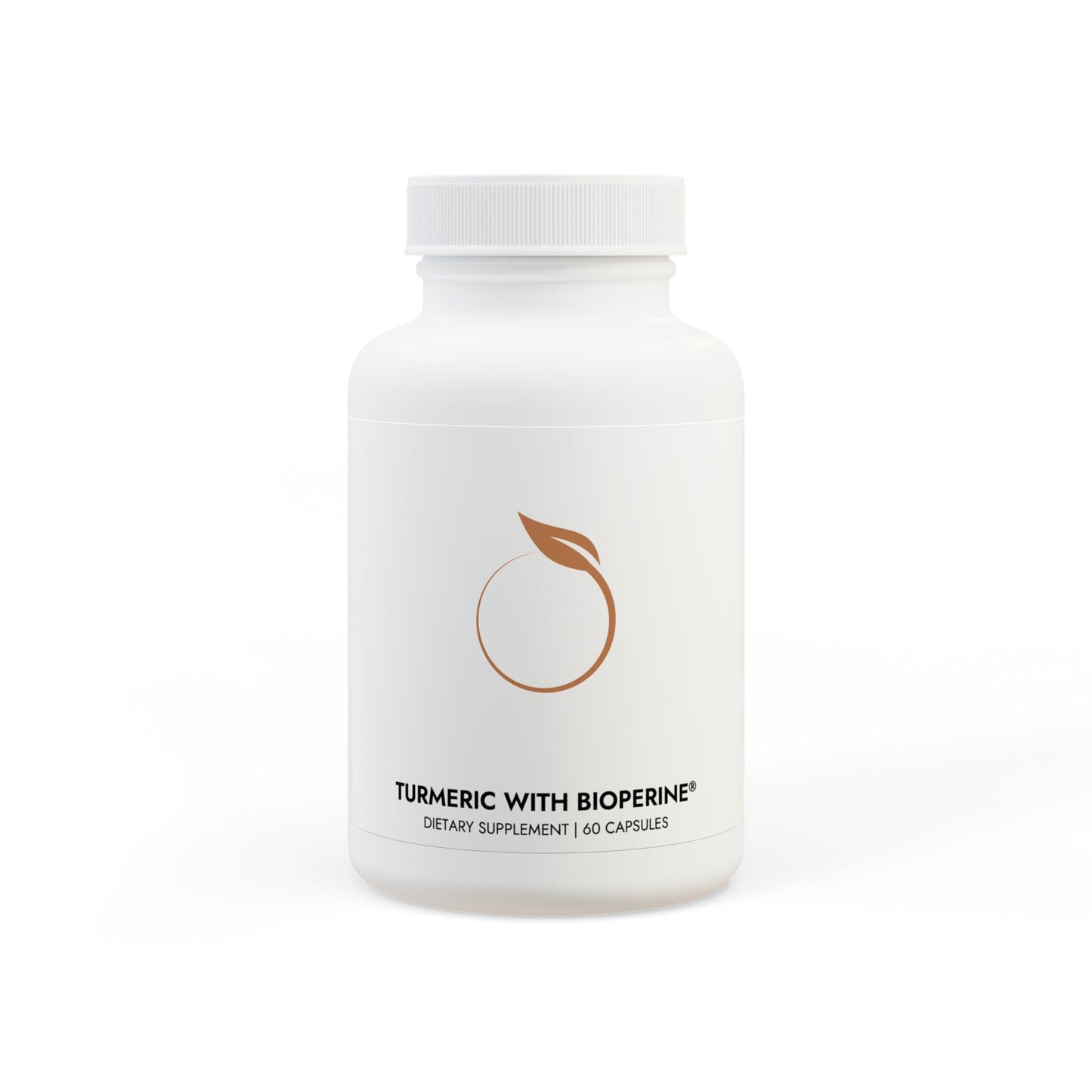 Turmeric with BioPerine® (Black Pepper Fruit Extract) Supplement (60 Capsules)