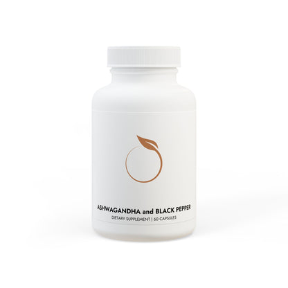Ashwagandha and Black Pepper Supplement (60 capsules)